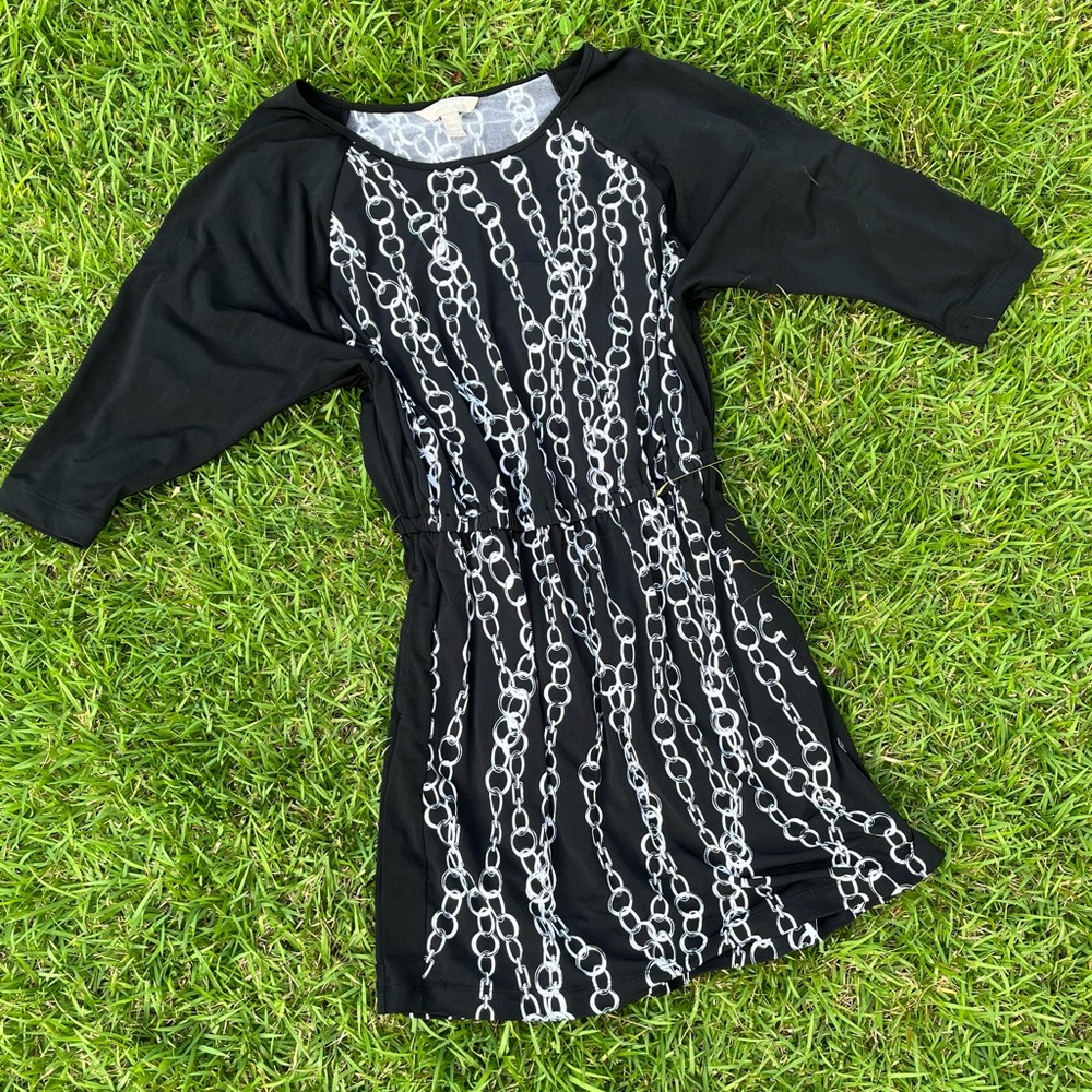 Banana Republic Black & White Dress